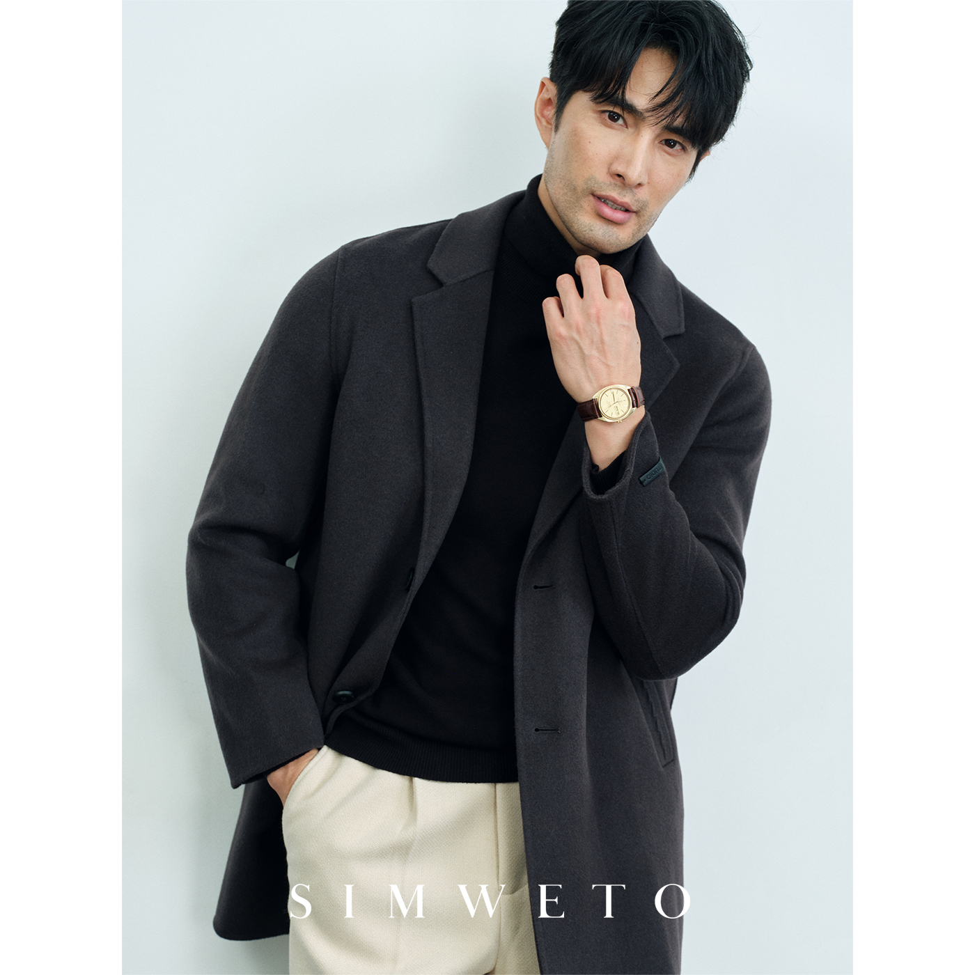 【双面呢70%绵羊毛】毛呢大衣