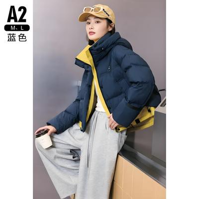 【翻新加工定制】羽绒服九成品韩版女短款面包服宽松加厚半成品