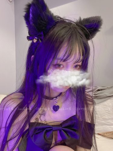 狐狸网红耳朵爱心项圈