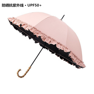 洛丽塔loilta太阳伞木耳花边遮阳晴雨伞深拱形宫廷少女公主伞长柄