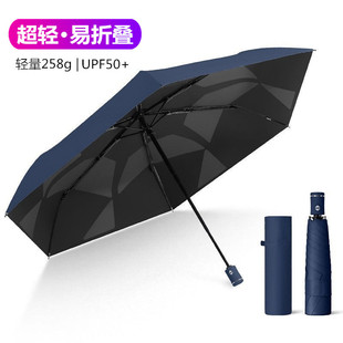 新款出口秒收易折叠伞记忆贴片太阳伞自动晴雨伞两用遮阳户外防晒