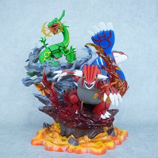 宠物小精灵丰源三神盖欧卡固拉多裂空座动漫游戏周边手办模型摆件