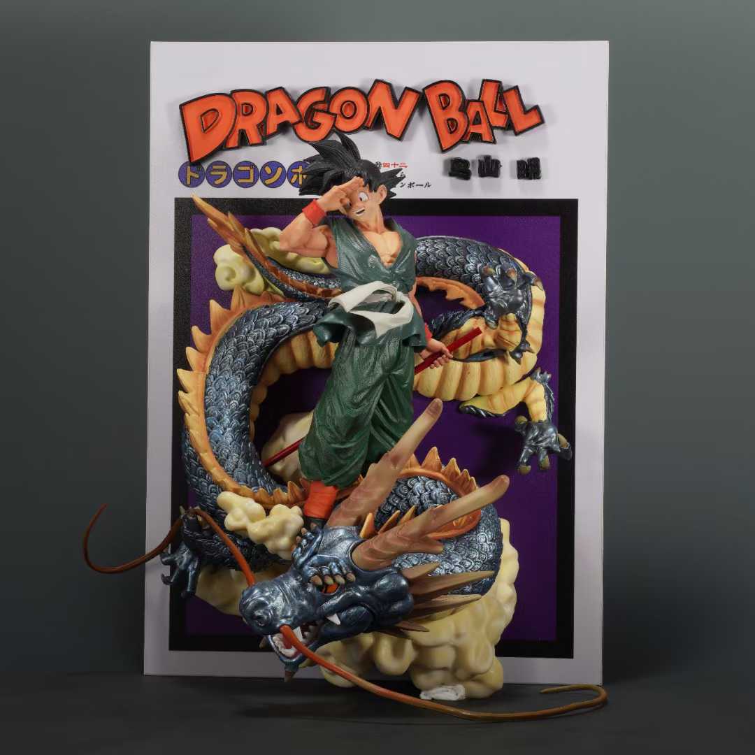 七龙珠扉页悟空神龙手办模型摆件