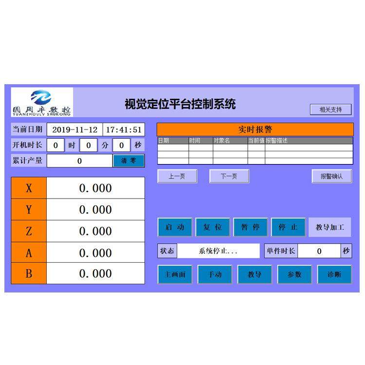 视觉系统视觉定位平台控制系统圆周率数控自动化成套控制系统