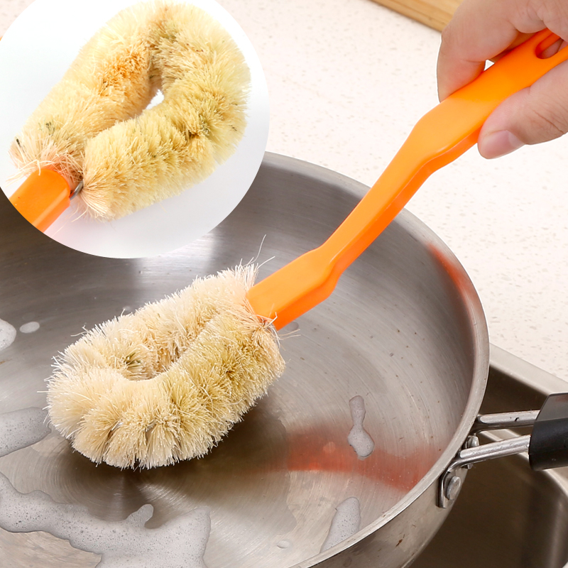 厨房用刷麻纤维不粘油洗锅刷神器长柄洗碗刷除油清洁刷洗杯子刷子,家庭/个人清洁工具,厨房用刷,淘宝优惠券,粉丝福利购,淘宝优惠卷