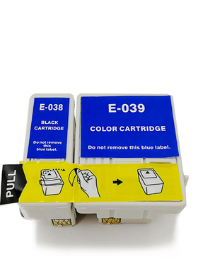 适用爱普生Stylus C41UX/C43UX/C45/CX1500打印机墨盒T038 T039