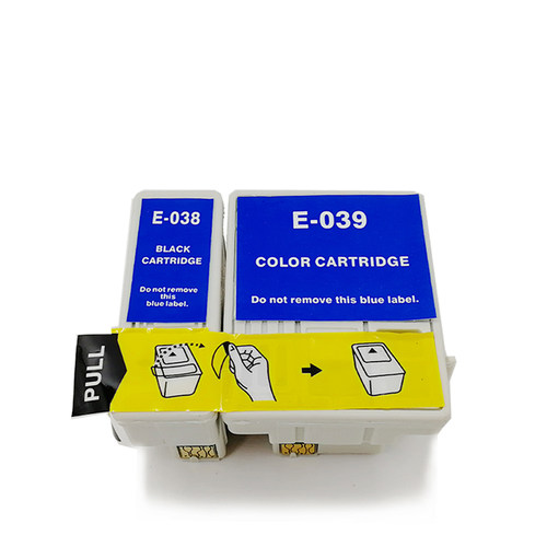 适用爱普生Stylus C41UX/C43UX/C45/CX1500打印机墨盒T038 T039