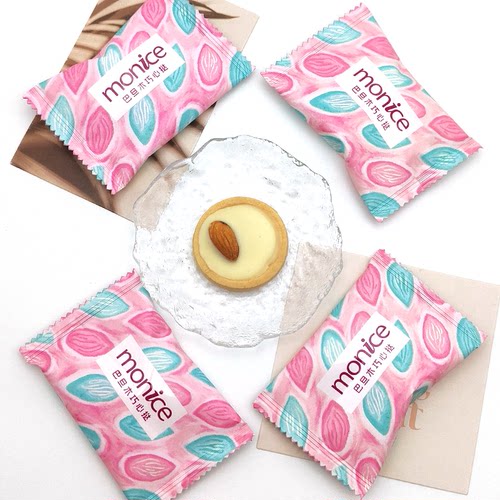 MONICE茉奈巴旦木巧心挞饼干喜饼结婚喜糖下午茶休闲零食伴手礼