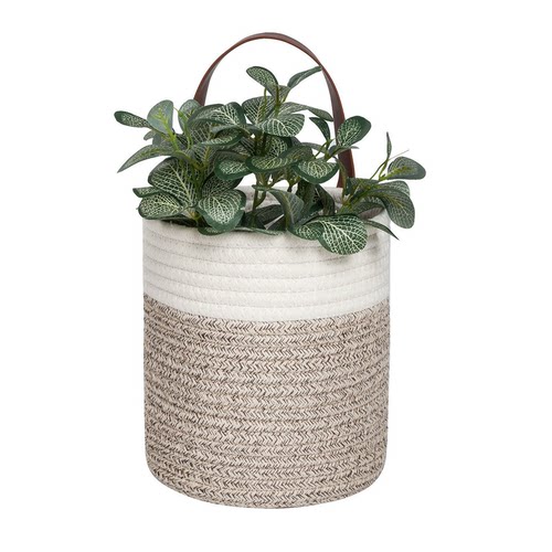 PU革单提手棉绳小墙框