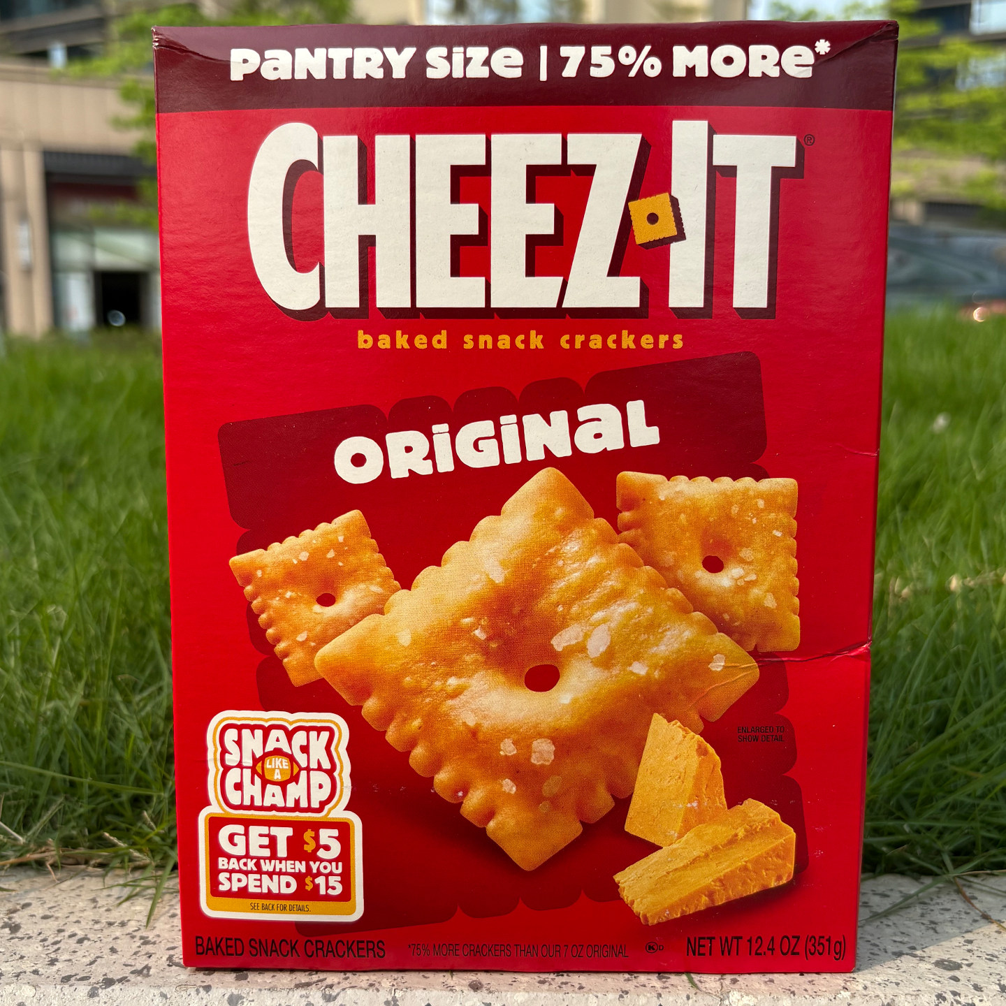 CHEEZ-IT原味薄脆饼干美国进口奶酪味饼干聚会追剧办公室休闲零食