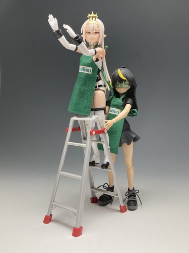 微缩梯子迷你仿真场景模型摆件