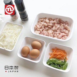 日本进口 厨房备菜盘料理盘塑料火锅作料蘸料碟火锅配菜分格盘子