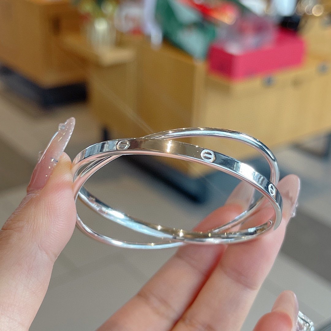 水贝足银9999双环叠戴手镯时尚年轻个性百搭实心闭口小清新送礼物,饰品/流行首饰/时尚饰品新,银饰手镯,淘宝优惠券,粉丝福利购,淘宝优惠卷