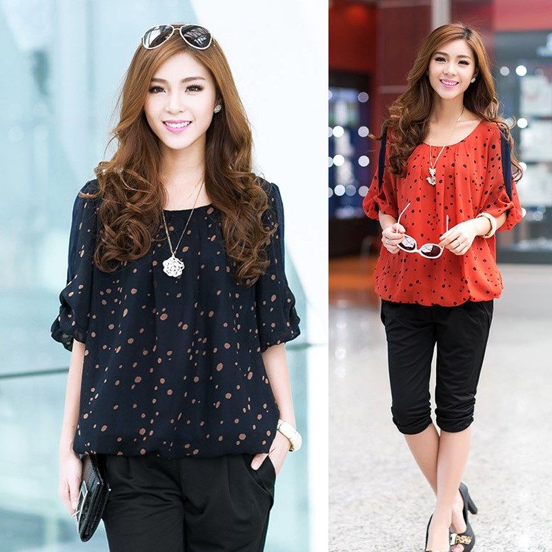 夏装新款特大码女装韩版宽松短袖雪纺衫t恤女加肥加大雪纺衬衫胖|msdalam kategori Butik wanita / wanita, baju lace/baju chiffon - dari Buy2taobao.com untuk memberikan perkhidmatan ejen Taobao profesional membeli