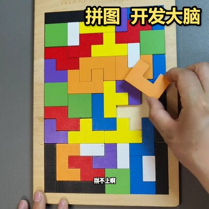 俄罗斯方块拼图2岁开发大脑锻炼逻辑思维动手动脑儿童玩具新款益