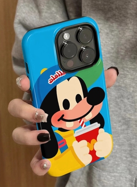 适用苹果16手机壳iPhone15promax新款iP14/13女12简约xsmax卡通帽子小狗8硅胶防摔11套7可爱plus菲林二合一xr