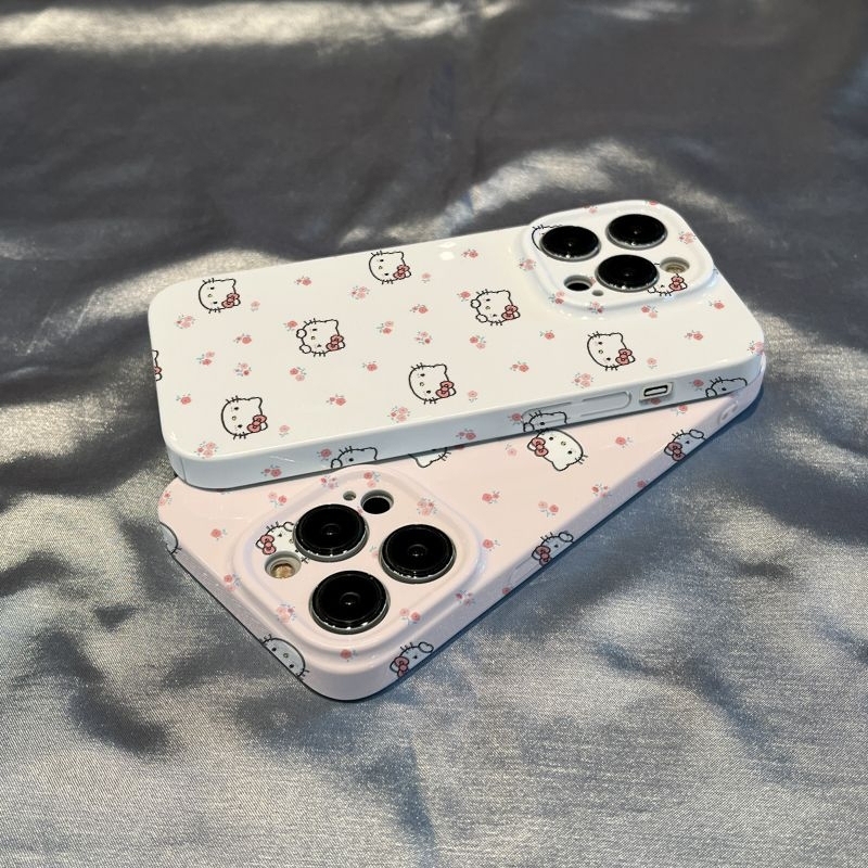满屏KT凯蒂猫苹果15/14promax手机壳菲林iPhone13/78plus12软11xriPhone16/15荣耀vivo红米oppo防摔保护套