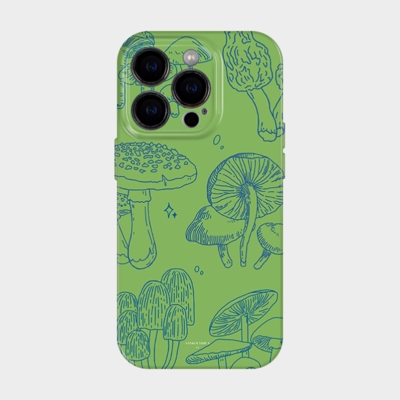Gep吖壳野生菌图鉴适用iPhone16苹果15promax手机保护壳女生新款14小米设计感13小众不会撞壳的mate70pro华为