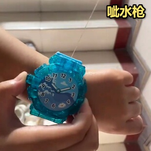 呲水枪手表儿童跨境迷你趣味夏日戏水小玩具批发新奇特网红同款