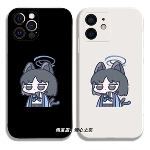 桐生桔梗12手机壳13PLUS适用于iPhone16promaxR苹果14小米15华为mate70荣耀OPPOReno11一加VIVO三星 蔚蓝档案
