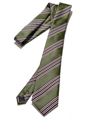 买二送一美式复古绿色条纹领带女手打宽版辣妹学生装饰长款腰带酷