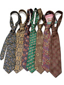 女宽古着小众个性 买二送一美式 复古领带学院风手打款 印花休闲百搭