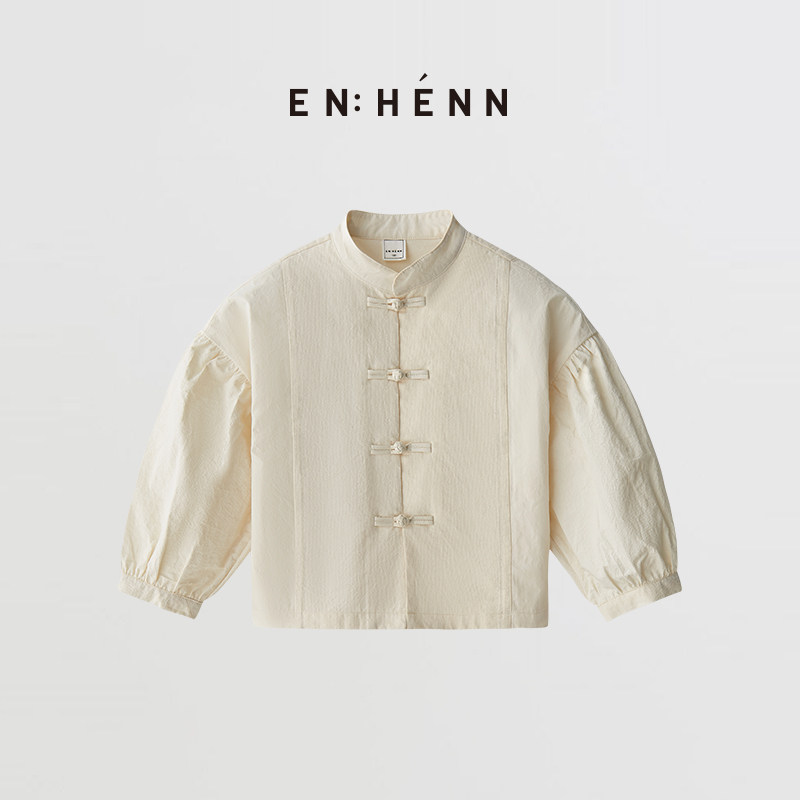 enhenn外套儿童中式衬衫