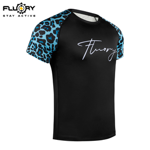 FLUORY火垒防磨紧身衣拳击衣服柔术防磨服散打mma格斗训练服男t恤