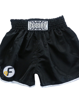 FLUORY火垒 2018新款泰拳短裤男女 搏击裤子格斗训练服武术裤头