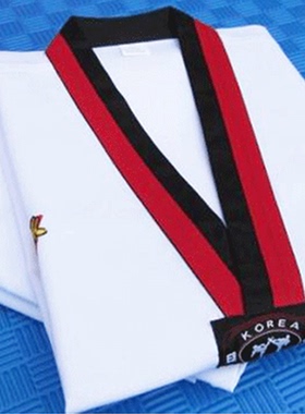 跆拳道服装 儿童正品ATAK条纹道服 夏装 长袖 短袖 纯棉 男女特价