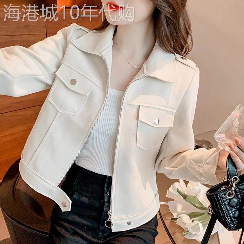 春季机车短款外套女2026年新款小个子洋气时尚夹克上衣女休闲百搭