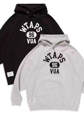 WTAPS 西山彻秋冬保暖加绒连帽卫衣男City Boy工装打底运动衫外套