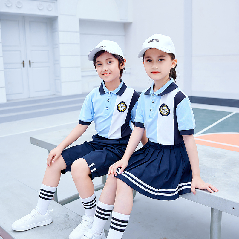 中小学生男女童夏装校服班服