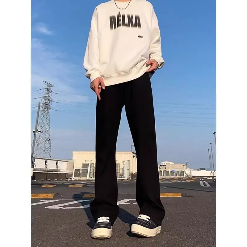 cleanfit柳叶弯刀牛仔裤男女款美式高街vibe牛仔裤显瘦微喇弯刀裤