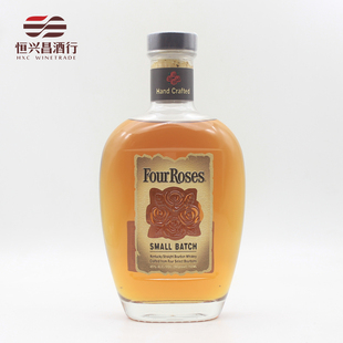 四玫瑰波本威士忌 小批量酿造 750ml Four Roses 45度烈酒洋酒