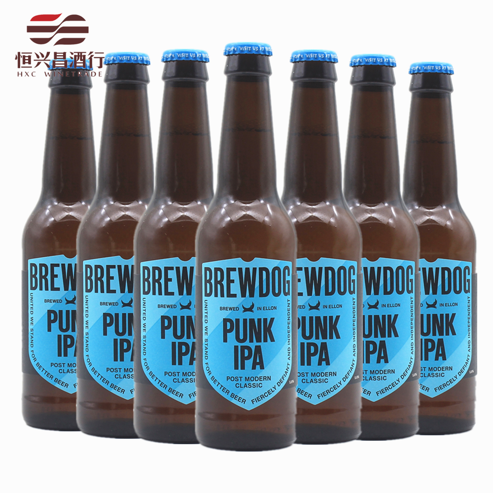 酿酒狗朋克ipa精酿啤酒 330ml*24瓶 国产版 punk印度淡色艾尔啤酒