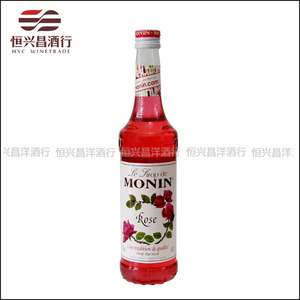 莫林Monin 糖浆糖水 果露香蜜 【玫瑰】 700ml