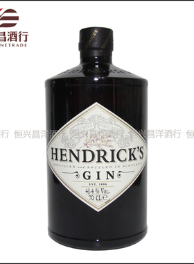 英国洋酒 亨利爵士金酒 杜松子酒琴酒 HENDRICK'S GIN 调酒鸡尾酒
