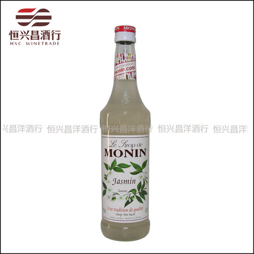 法国莫尼/莫林Monin 糖浆 果露茉莉花700ml调鸡尾酒