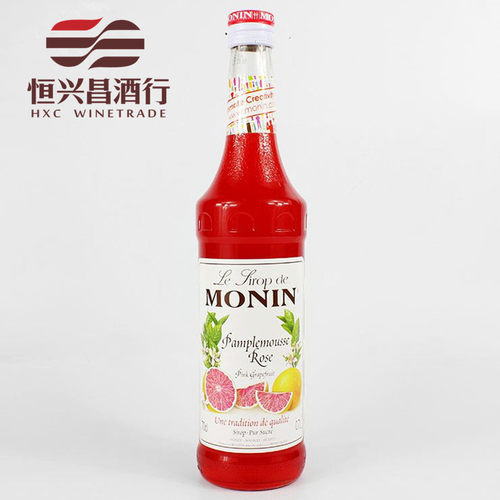 莫林Monin 糖浆糖水 果露香蜜 【红柚】 700ml