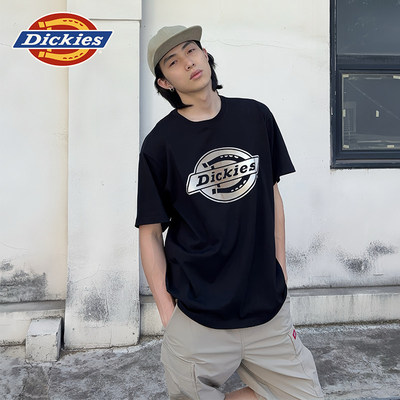 Dickies帝酷适26春夏新款休闲前胸马蹄铁LOGO印花短袖T恤男女情侣