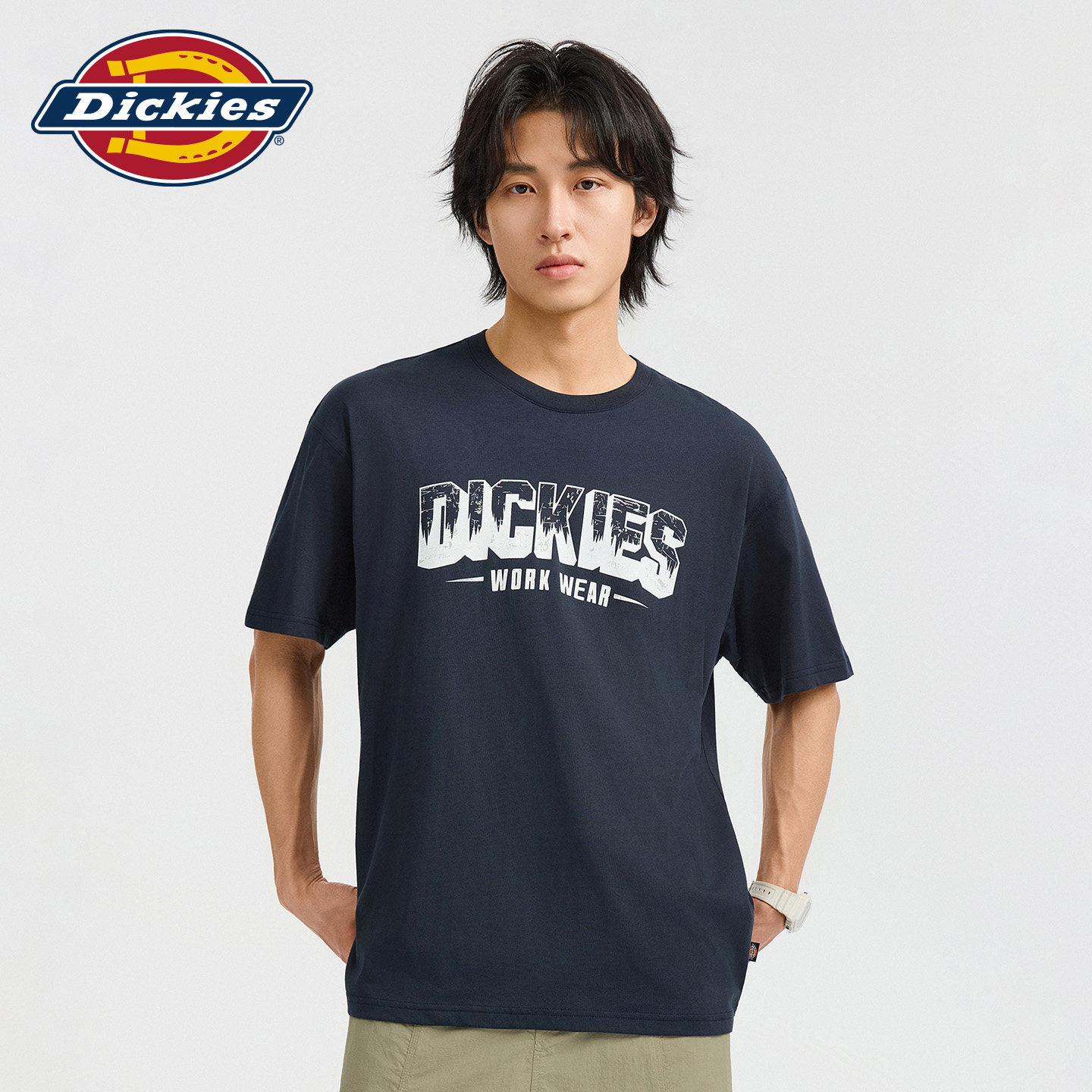 Dickies帝酷适男女情侣同款美式短袖t恤夏季宽松潮牌大码半袖潮