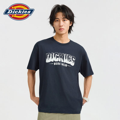 Dickies帝酷适男女情侣同款美式短袖t恤夏季宽松潮牌大码半袖潮