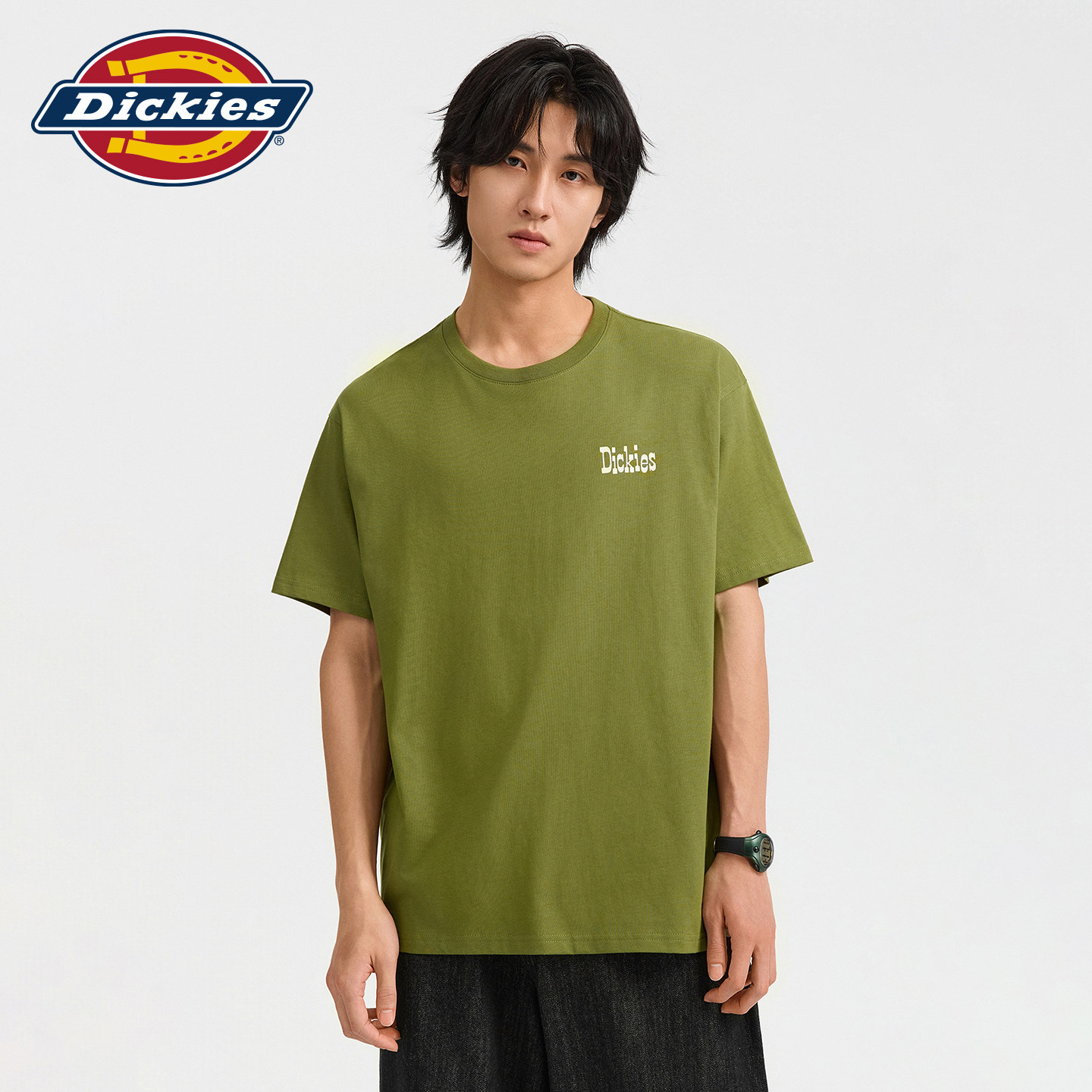 Dickies情侣短袖T恤新款ins潮流港风宽松韩版休闲百搭半袖T恤