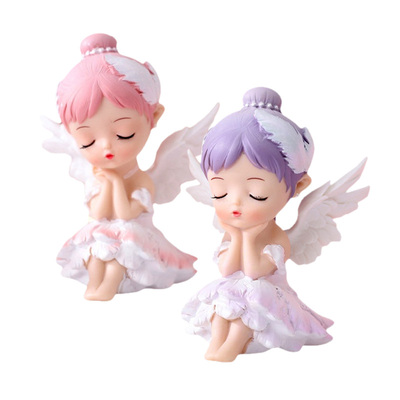 芭蕾女孩贝拉蛋糕装饰公仔摆件