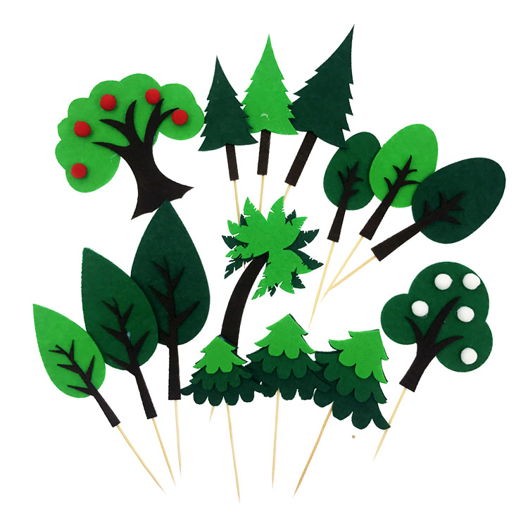 森林小数插件椰子树苹果树