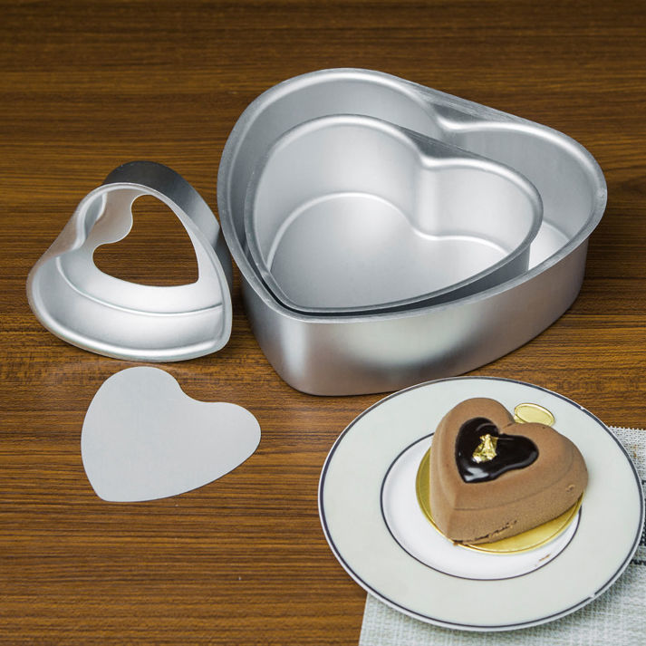 信诚心形蛋糕模具铝合金烤箱用