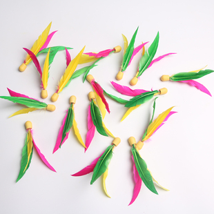 10个装 板羽球 三毛球 高弹性 儿童娱乐三毛板球