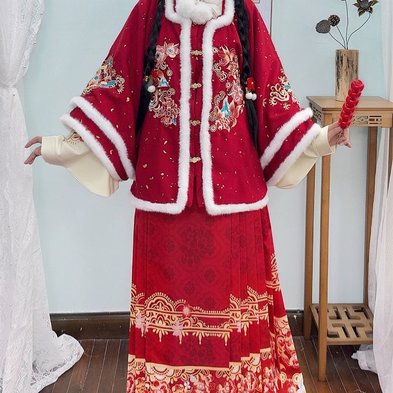 女童2025新款古风汉服套装