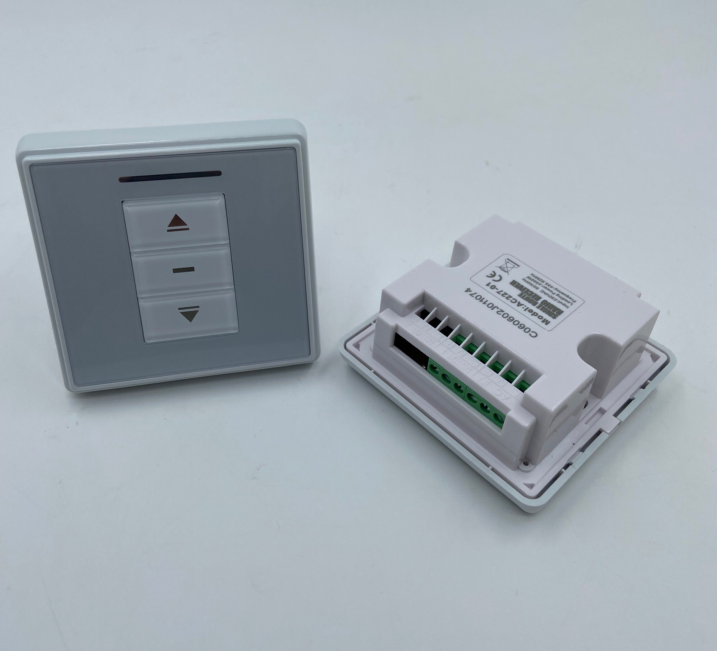 奥科ac227电动窗帘接收器卷帘管状电机上下开关天窗86面板24v伏